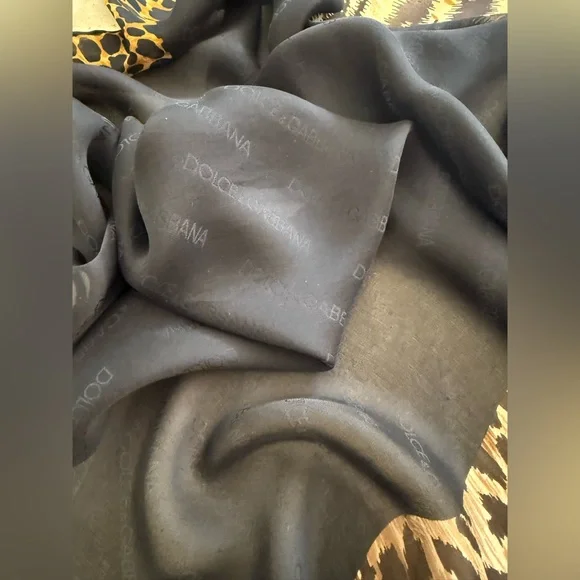 Dolce & Gabbana  Logo Silk Scarf - Picture 7 of 11